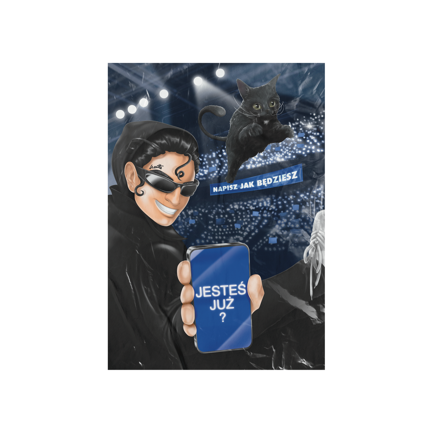 PLAKAT "ZADZWOŃ JAK SKOŃCZYSZ"