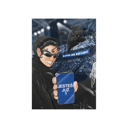 PLAKAT "ZADZWOŃ JAK SKOŃCZYSZ"